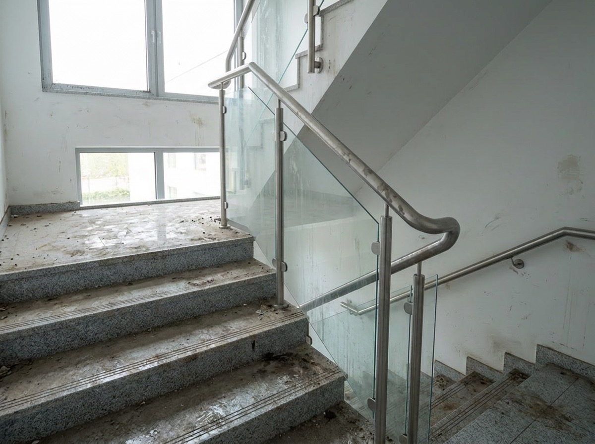 Bauendreinigung Neubau – vorher